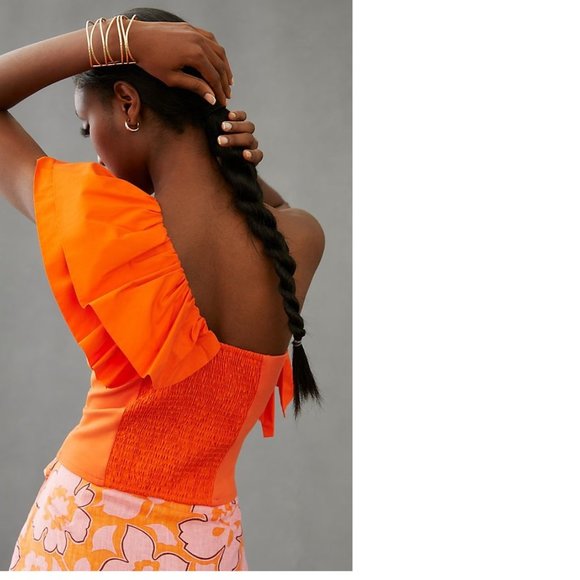 Anthropologie Sunday in Brooklyn Ruffled One-Shoulder Top - Picture 3 of 8